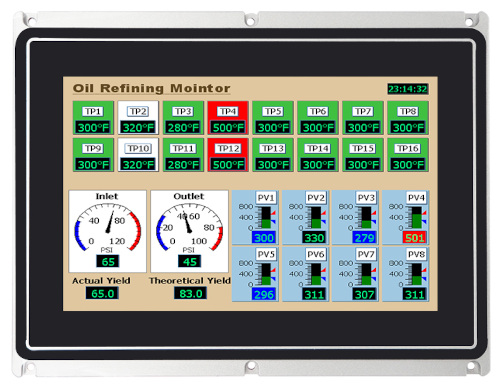 10.1 inch rugged TFT display