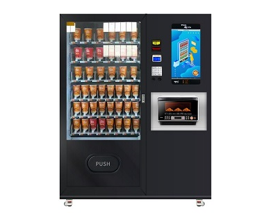 LCD Touch Screen Display On Vending Machines