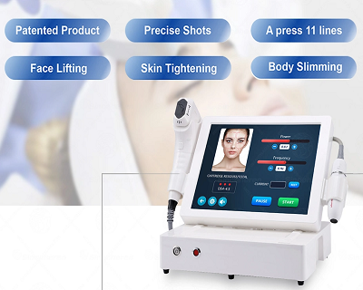 Smart TFT LCD display on medical aesthetic device