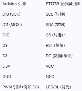 "Arduino连接TFT控制器"